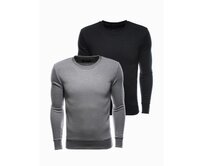 Pánská mikina - mix 2-pack V2 Šedá, XXL