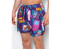 Pánské šortky plavecké BECKETT fialová barva Modrá, S