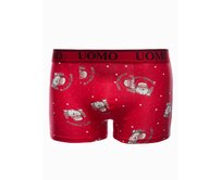Pánské spodky LEANDRE červené Červená, 3XL