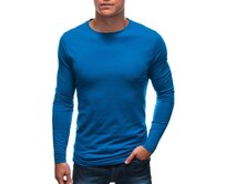 Pánské tričko s dlouhým rukávem ENOCH modrý Modrá, S