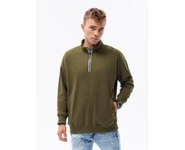 Pánská mikina se stojáčkem V1 olivová Olivová, S