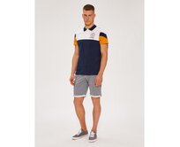 Pánské šortky BERBET VII W454 white/navy Bílá, 32