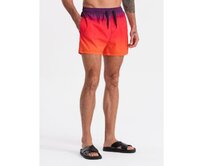 Pánské plavky s ombre efektem V17 OM-SRBS-0125 oranžové Oranžová, S