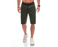 Pánské teplákové šortky EM-SRBS-0101 V-2 olivové Olivová, L