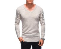 Pánský svetr E218 béžový Béžová, 3XL