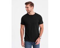 Pánské bavlněné tričko Classic BASIC V1 OM-TSBS-0146 černé Černá, 3XL