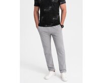 Pánské tepláky V8 OM-PABS-0206 šedé Šedá, S