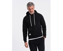 Pánská klokaní mikina s kapucí černá Černá, S