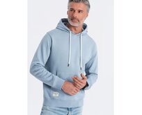 Pánská klokaní mikina s kapucí modrá Modrá, S