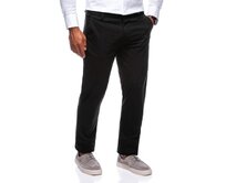 Pánské kalhoty chino P1478 černé Černá, 29