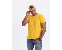 Pánská sada 3 bavlněných triček BASIC - mix V18 Z30 Světle modrá, M