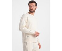 Pánská souprava mikina + tepláky krémová V11 Z78 Krémová, XXL