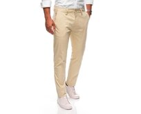 Pánské kalhoty chino P1478 světle béžové Béžová, 31