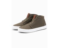 Pánské vysoké tenisky olivové Olivová, 40