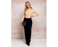 Dámská polokošile s výstřihem ELR021 béžová Béžová, L/XL