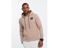 Pánská klokaní mikina s logem hnědá Hnědá, M