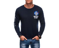 Pánská mikina B1685 tmavě modrá Námořnická modrá, XXL