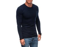 Pánská mikina s potiskem a dlouhým rukávem L170 navy blue Námořnická modrá, XXL