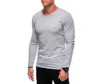 Pánská mikina s potiskem a dlouhým rukávem L170 šedá Šedá, L