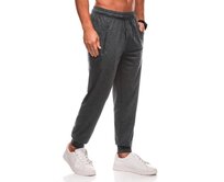 Pánské tepláky P1500 - tmavě šedé Tmavě šedá, XXL