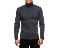 Pánský norský zimní svetr s vánočními vzory - černý V1 Námořnická modrá, XL/XXL