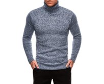 Pánská polokošile s výstřihem E248 - námořnická modrá Modrá, XXL