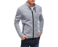 Pánská přechodová bunda EM-JANP-0100 - šedý melír V7 Šedá, S