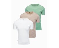 Pánské hladké tričko - mix 3-pack Z29 Zelená, S