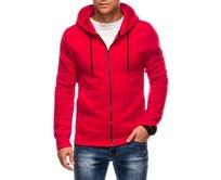 Pánská mikina B1211 - modrá Červená, S