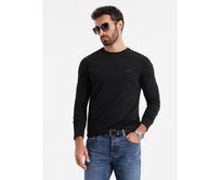 Pánský dlouhý rukáv s raglánovými kontrastními rukávy - bílý a šedý V5 OM-LSCL-0105 Černá, S