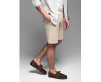 Pánské bavlněné teplákové šortky BASIC - tmavě modré V1 OM-SRBS-0149 Písková, S