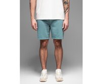 Pánské bavlněné teplákové šortky BASIC - tmavě modré V1 OM-SRBS-0149 Tyrkysová, S