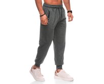 Pánské tepláky P1506 - šedé Šedá, M