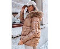 Dámská prošívaná zimní bunda SPARKLE zlatá Zlatá, S