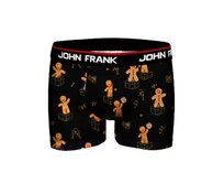 Pánské boxerky John Frank JFBD47-CH-GINGER Černá, XL