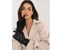 Černé dámské elegantní rukavice Černá, S/M