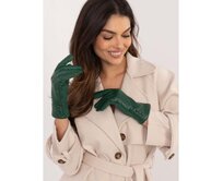 Tmavě zelené dámské chytré rukavice Tmavě zelená, S/M