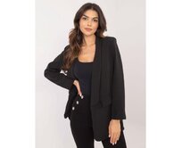 Černá dámská bunda s dlouhým rukávem Černá, Univerzální