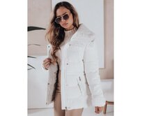 Dámská prošívaná bunda WINTERGIRL, bílá Bílá, XL