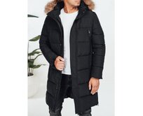 Pánská zimní prošívaná bunda, černá Černá, S