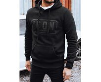 Pánská mikina s potiskem, černá Černá, M