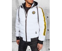 Pánská prošívaná bunda STOVA bílá Bílá, 3XL