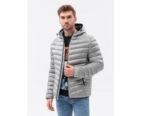 Pánská prošívaná bunda OWEN šedá Šedá, L