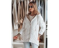 Dámská přechodová bunda s kapucí LUMERA bílá Bílá, S