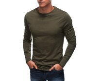 Pánské tričko s dlouhým rukávem ENOCH olivový Olivová, L