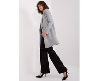 Dámský kabát OCH BELLA šedý Šedá, S