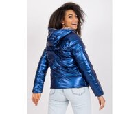 Dámská bunda s kapucí oboustranná ARTA modrá Námořnická modrá, S