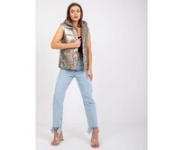 Dámská vesta oboustranná dámská ADDISON béžová Béžová, M