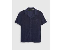 Dětská košile s rozhalenkou Modrá, L