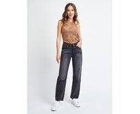 Džíny loose mid rise Šedá, 28REG